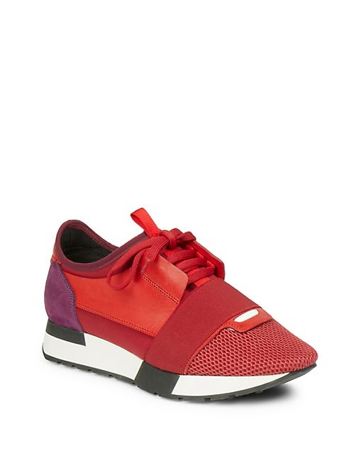 Balenciaga - Race Mixed Media Sneakers