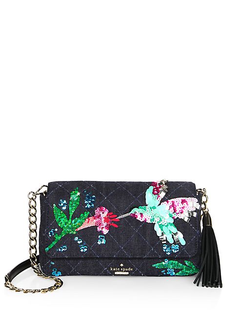 Kate Spade New York - Emerson Place Hummingbird Serena Quilted Shoulder Bag