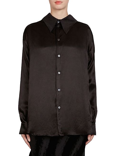 Ann Demeulemeester - Silk Split Top