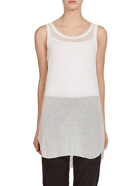 Ann Demeulemeester - Ribbed Jersey Tank