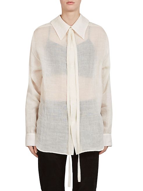 Ann Demeulemeester - Lace Gauze Shirt