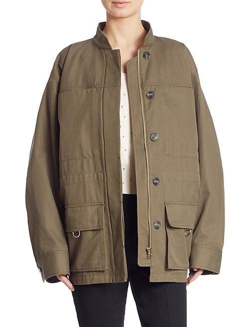 T by Alexander Wang - Cotton Twill Military Jacket