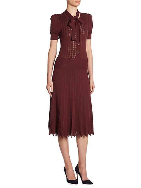 Ralph Lauren Collection - Silk Lace Knit Dress