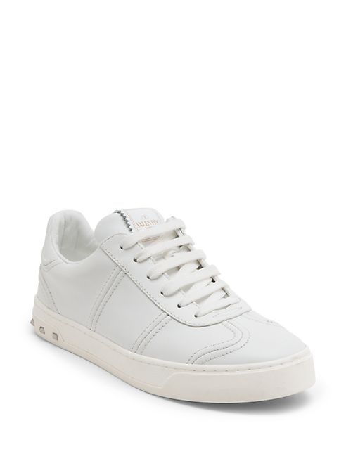 Valentino - Fly Crew Leather Sneakers