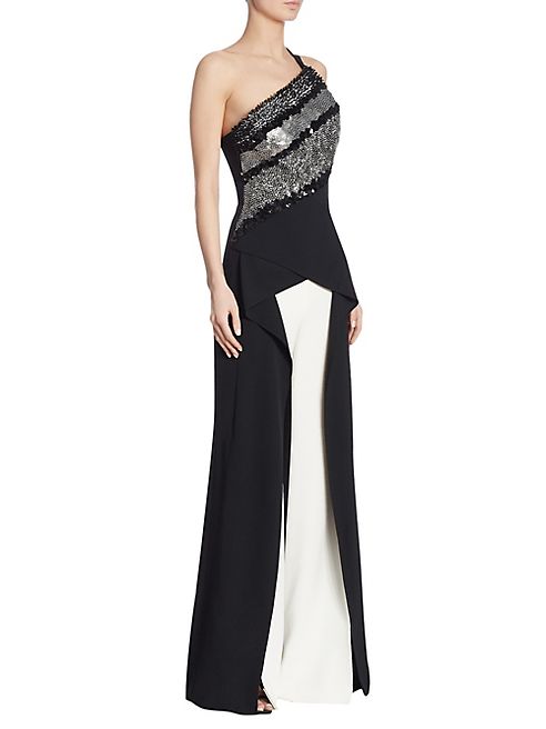 Roland Mouret - Hirsch One Shoulder Jumpsuit