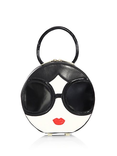 Alice + Olivia - Stace Face Circle Leather Handbag