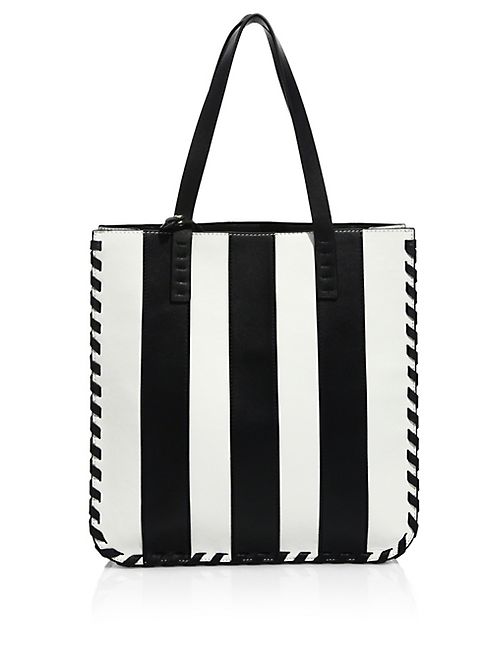 Alice + Olivia - Alex North South Leather Tote