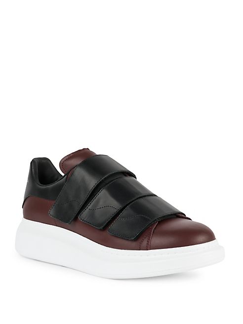 Alexander McQueen - Leather platform sneakers