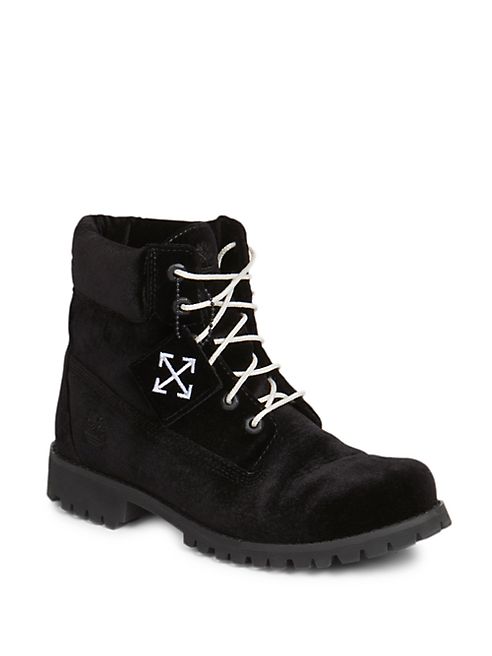 Off-White - Timberland Leather Lace-up Boots