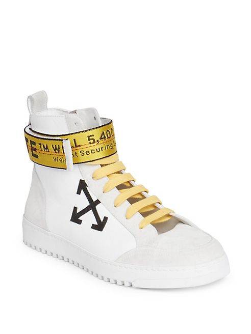 Off-White - Arrow High-Top Sneakers