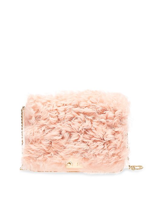 Loeffler Randall - Lock Shearling Chain Shoulder Bag