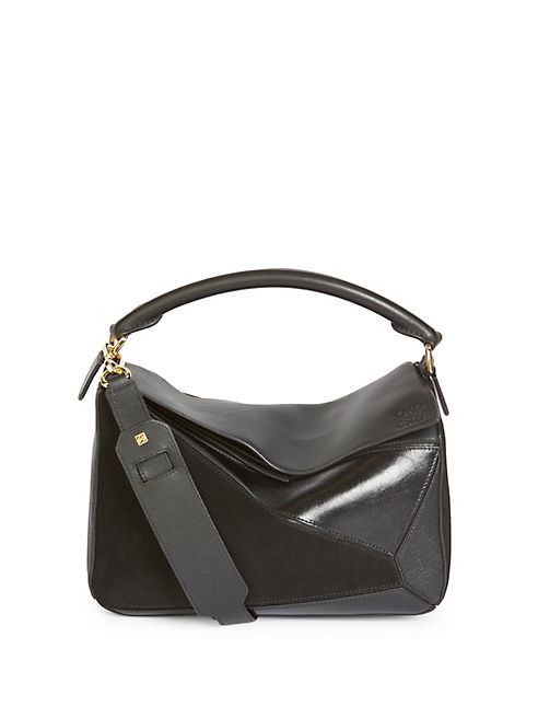 LOEWE - Suede Leather Puzzle Bag