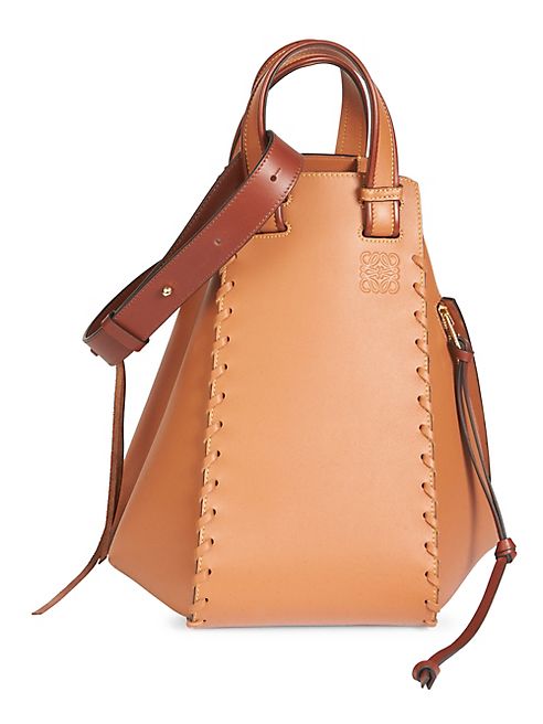 LOEWE - Hammock Laced Leather Shoulder Bag