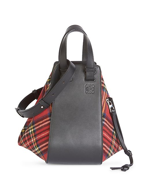 LOEWE - Hammock Plaid Shoulder Bag