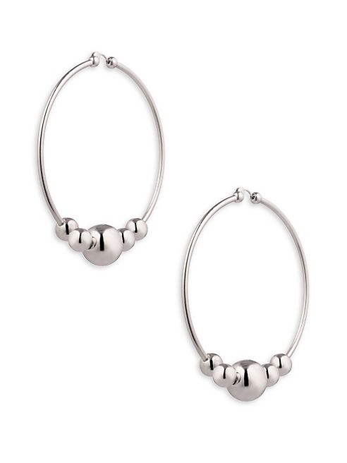 Eddie Borgo - Large Sphere Hoop Earrings/3