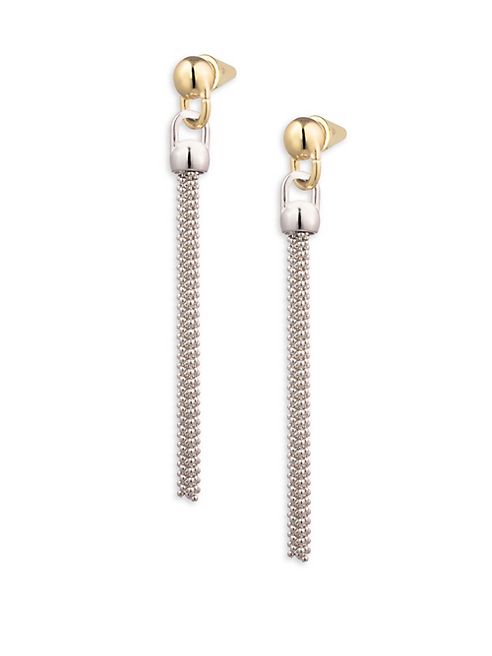 Eddie Borgo - Ball Chain Tassel Earrings