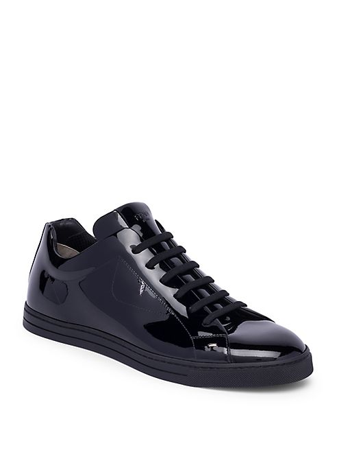 Fendi - Monster Patent Leather Sneakers