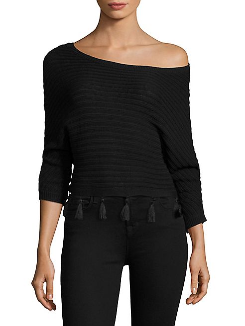 L'AGENCE - Alisia Tassel Sweater Top