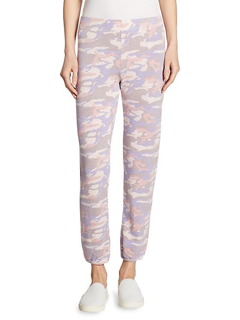 MONROW - Camo Print Sweatpants