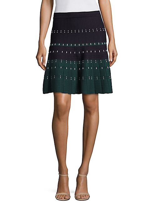 Yigal Azrouel - Cord Stitched A-Line Skirt