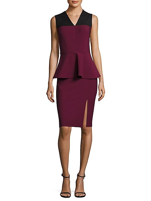 Yigal Azrouel - Stretch Peplum Dress