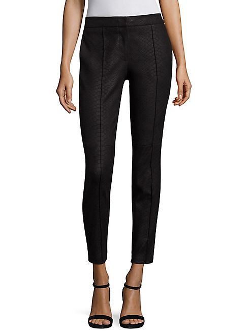 Yigal Azrouel - Snake Embossed Leather Pants