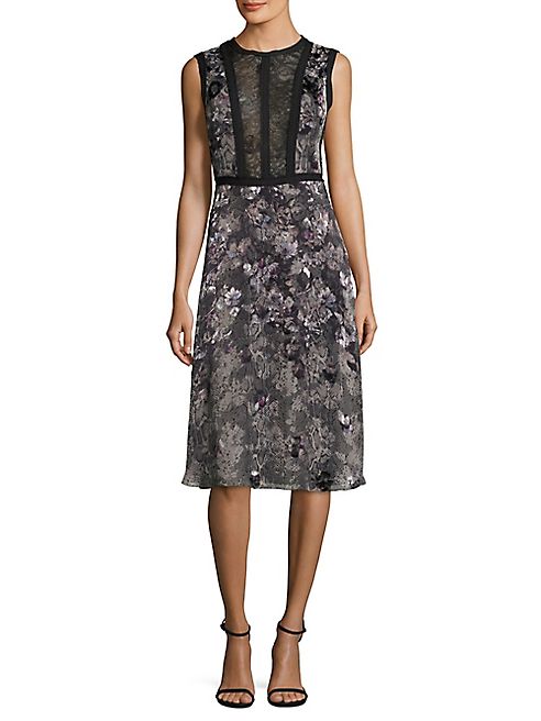 Yigal Azrouel - Python-Print Silk Dress