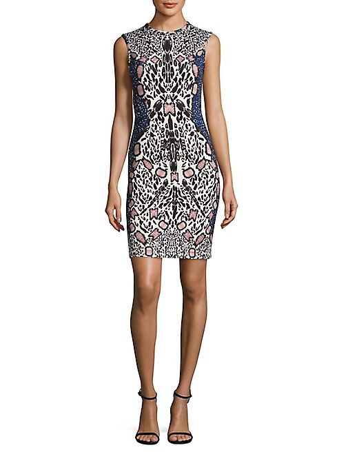 Yigal Azrouel - Cheetah-Print Scuba Dress