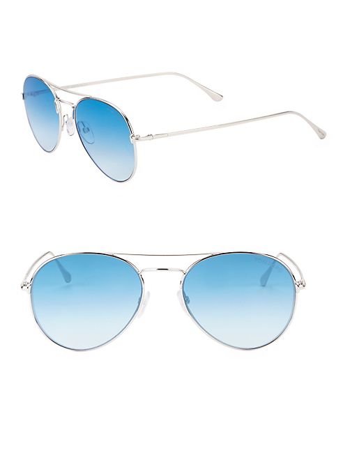 Tom Ford Eyewear - 55MM Ace Aviator Sunglasses