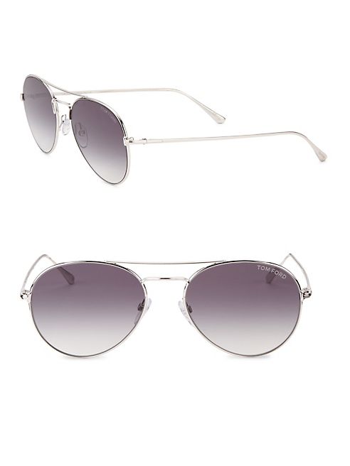 Tom Ford Eyewear - 55MM Ace Aviator Sunglasses