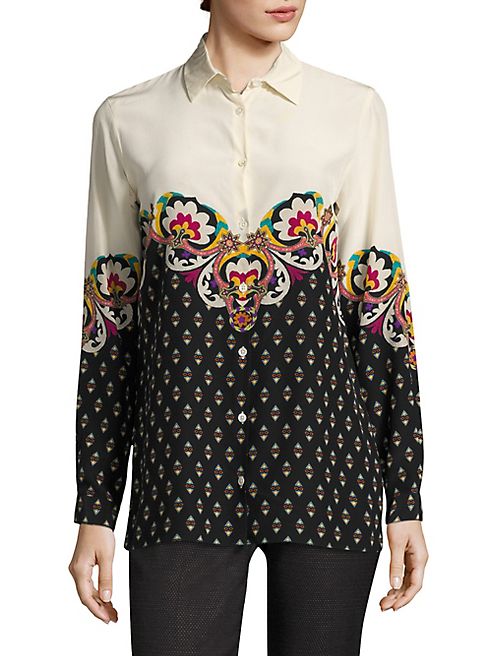 Etro - Paisley Silk Top