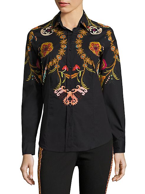 Etro - Floral Button-Front Shirt