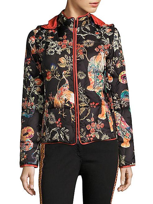 Etro - Floral-Print Quilted Jacket