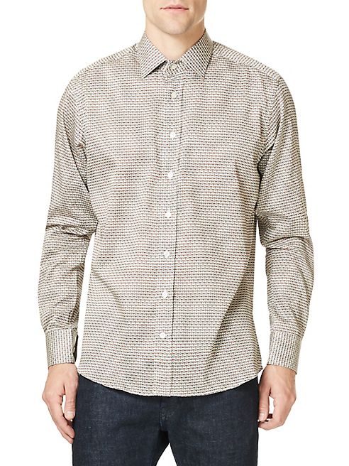 Etro - Medallion Cotton Casual Button Down Shirt