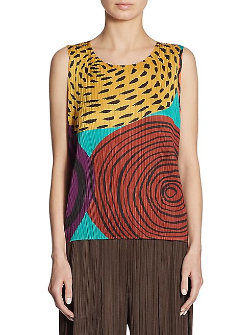 Pleats Please Issey Miyake - Guru Tank Top