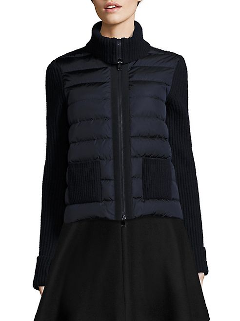 Moncler - Quilted Maglione Jacket