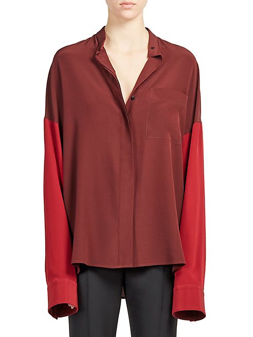 Haider Ackermann - Silk Drop Shoulder Blouse