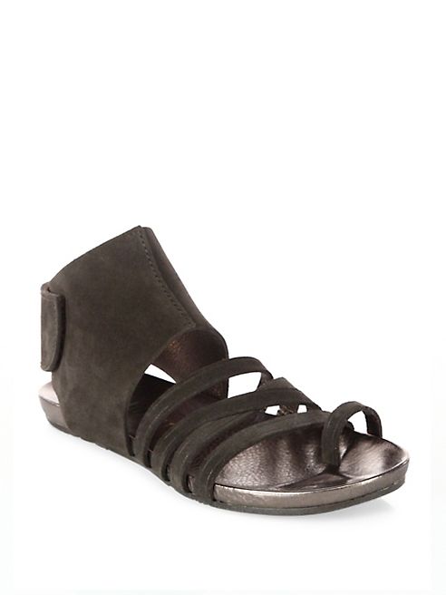 Pedro Garcia - Jezabel Castoro Lame Toe Ring Sandals