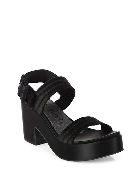 Pedro Garcia - Decima Satin Slingback Sandals