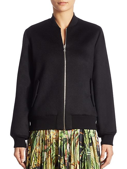 Adam Lippes - Cashmere & Virgin Wool Bomber Jacket