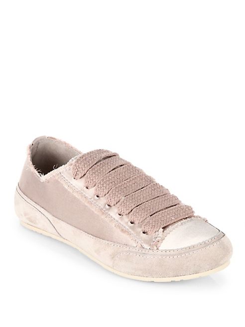 Pedro Garcia - Parson Tonal Satin Low Top Sneakers