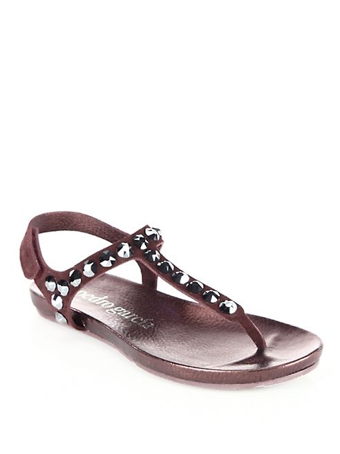 Pedro Garcia - Judith Castoro Lame Thong Sandals