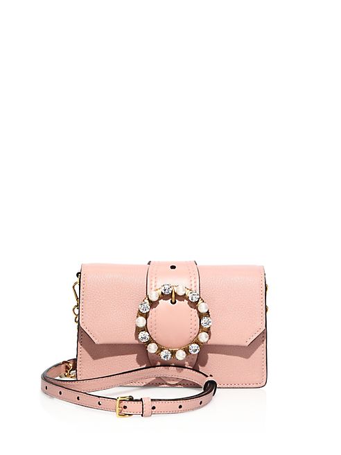 Miu Miu - Jeweled Leather Crossbody/Belt Bag