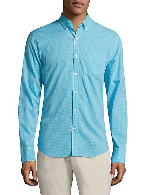 BONOBOS - Slim-Fit Long Sleeve Gingham Shirt