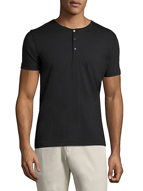 BONOBOS - Refined Regular-Fit Henley Tee