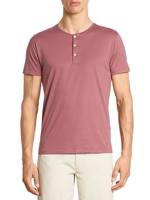 BONOBOS - Short Sleeve Cotton Henley