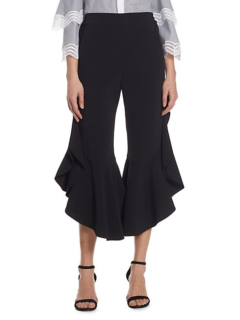 Jonathan Simkhai - Ruffled Crepe Pants