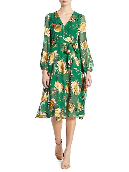 Alice + Olivia - Coco Devoré Midi Dress