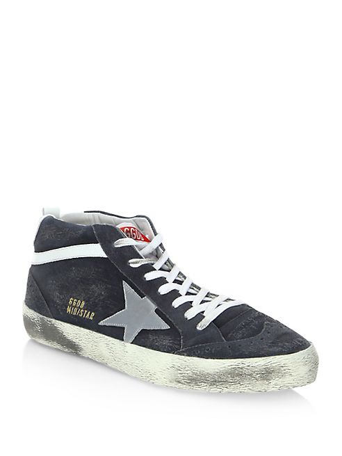 Golden Goose Deluxe Brand - Star Leather Mid-Top Sneakers