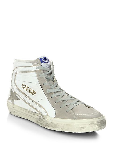 Golden Goose Deluxe Brand - Mid Star Leather Sneakers